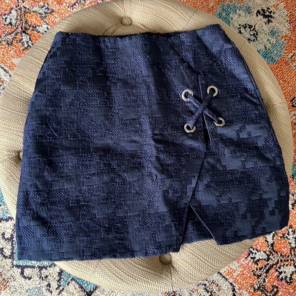 ZARA Navy Blue Skirt